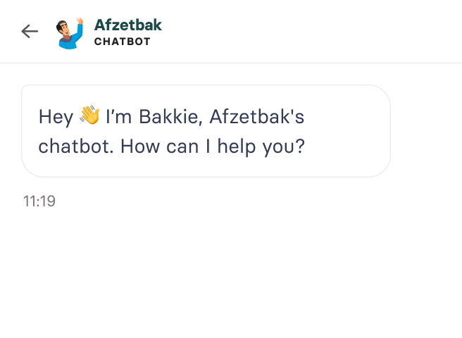 Chatbot Afzetbak / Afvalmaatjes