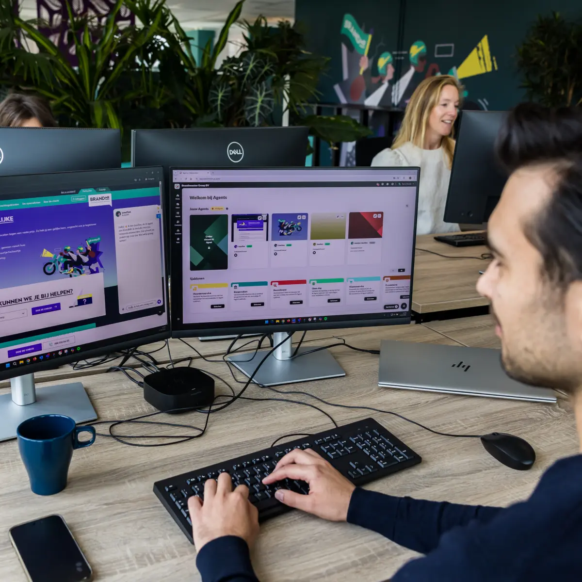 Mitarbeiter bei BrandMR Mitarbeiter bei BrandMR