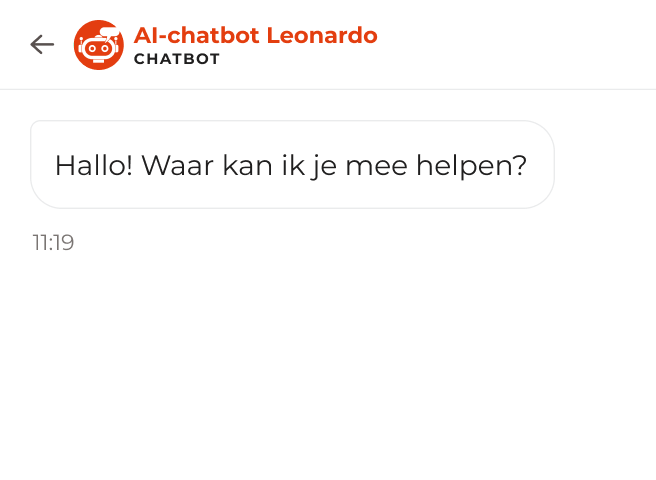 Chatbot MBOWebshop.nl