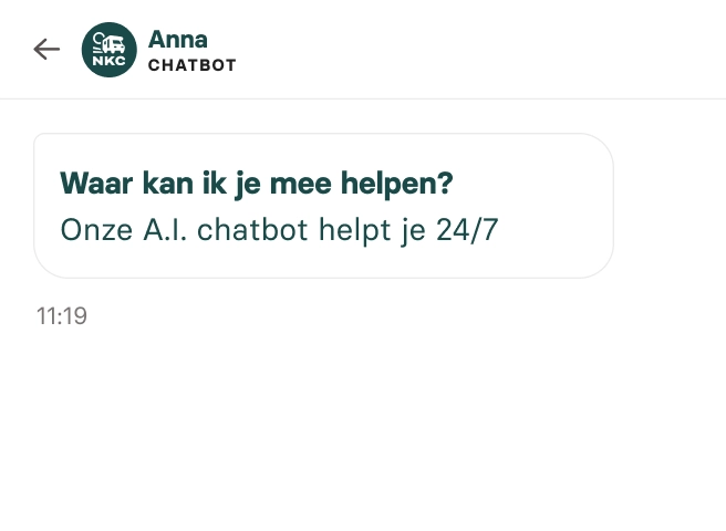 Chatbot NKC