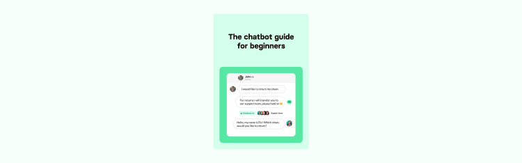 front for the chatbot guide for beginners