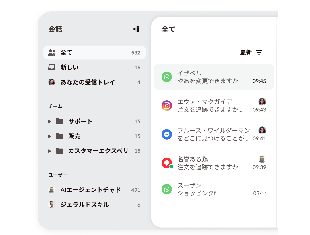 チャットフィルター
