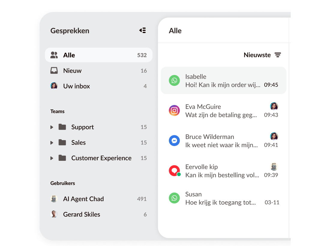 Conversation filters