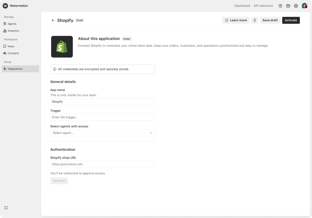 Shopify integratie platform