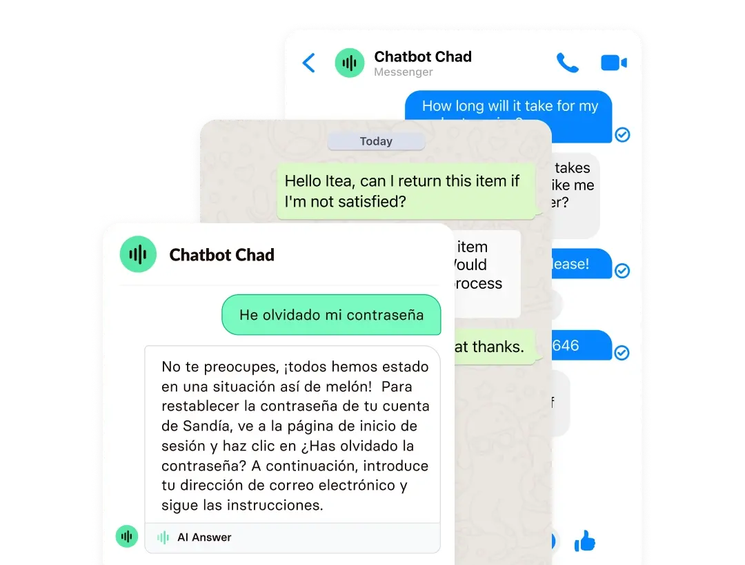 Meertalige chatbot bouwer
